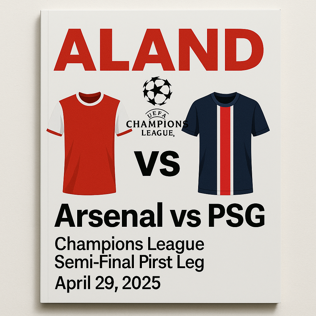 Arsenal vs PSG Champions League Semi-Final - April 29, 2025